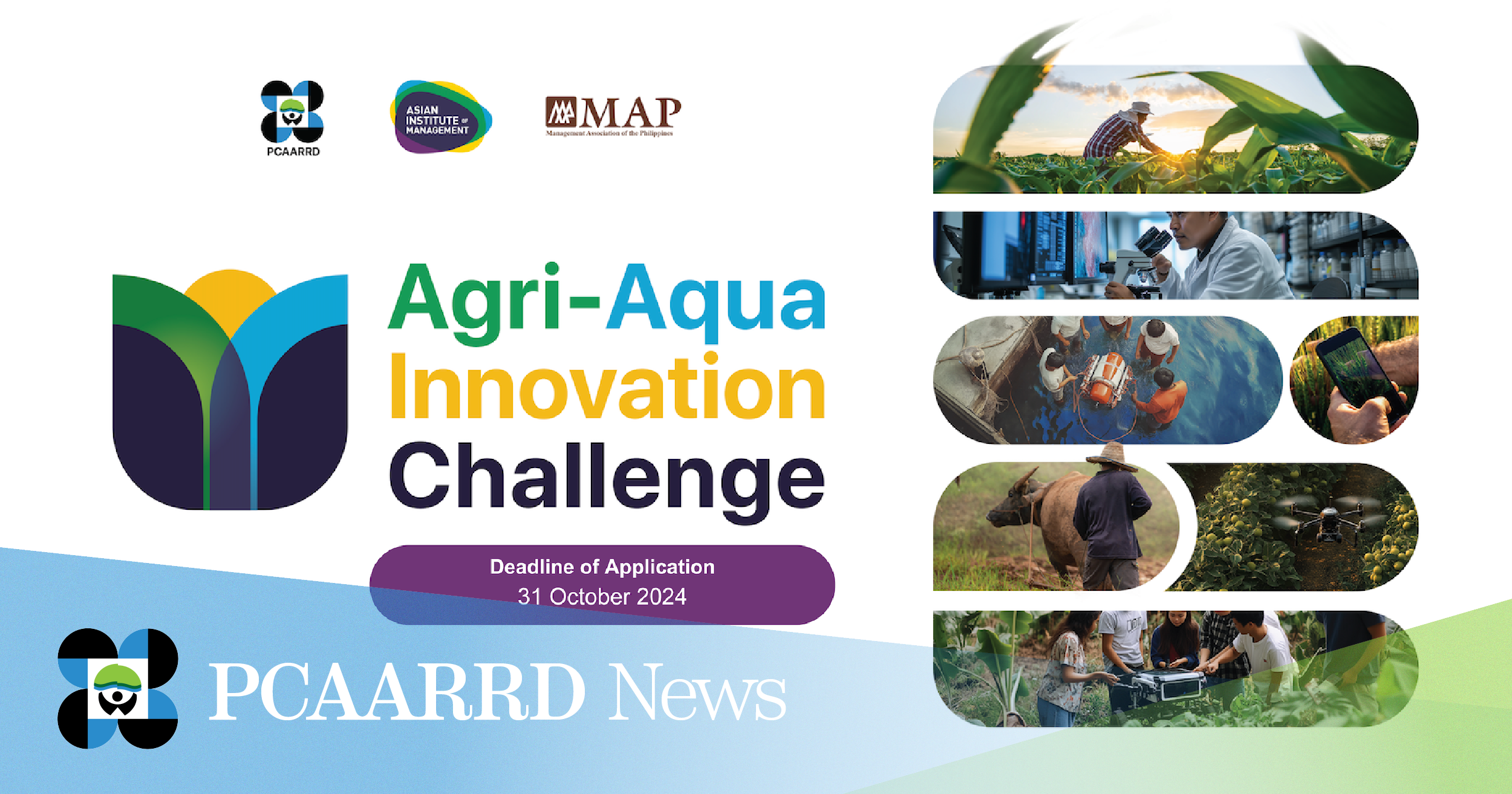 DOST PCAARRD, AIM, and MAP invite startup and student teams to join Agri-Aqua Innovation Challenge 2024